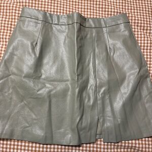 Leather skirt